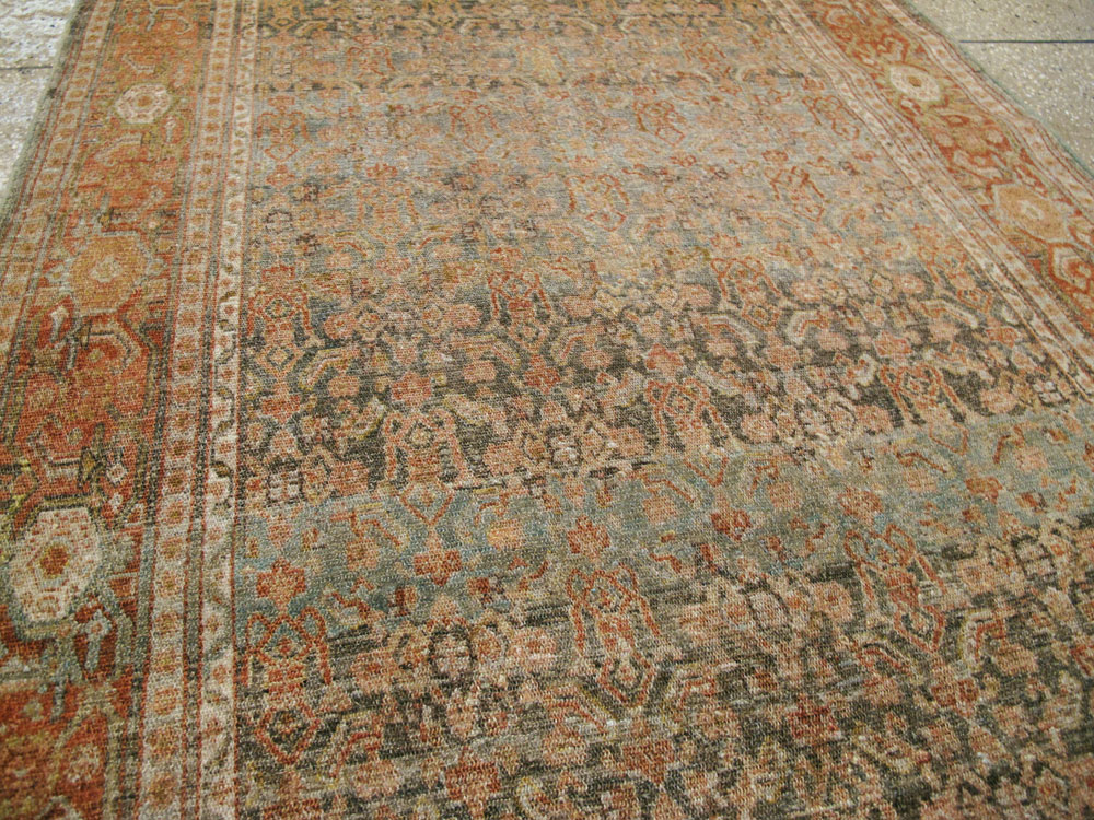 Antique Persian Senneh Malayer Runner, No.23651 - Staging