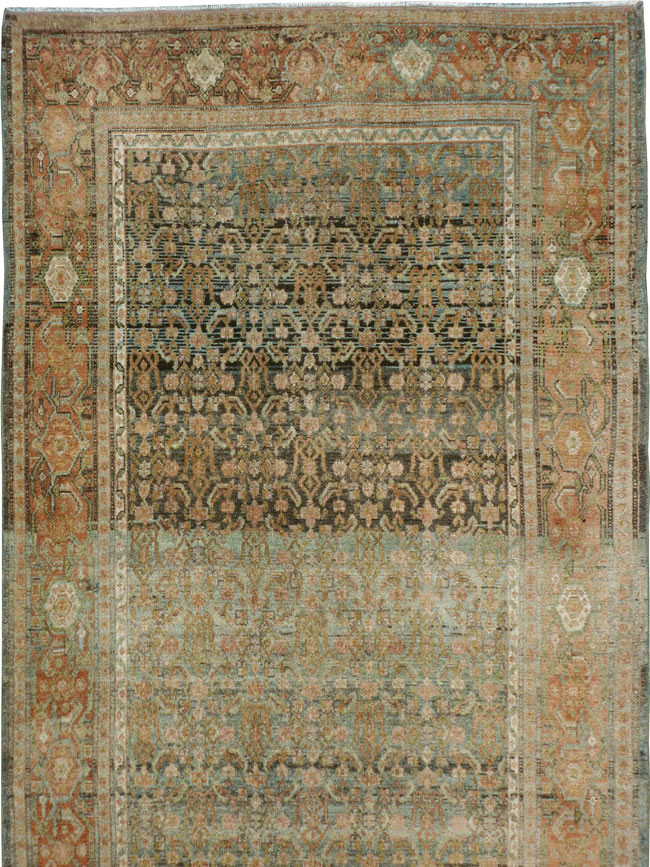 Antique Persian Senneh Malayer Runner, No.23651 - Staging