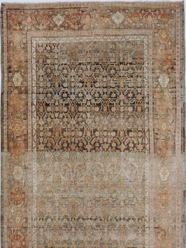 Antique Persian Senneh Malayer Runner, No.23651 - Staging