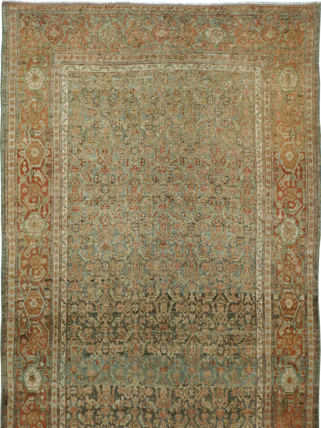 Antique Persian Senneh Malayer Runner, No.23651 - Staging