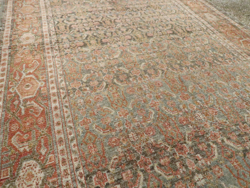 Antique Persian Senneh Malayer Runner, No.23651 - Staging
