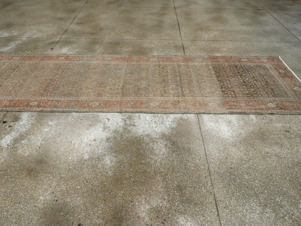 Antique Persian Senneh Malayer Runner, No.23651 - Staging