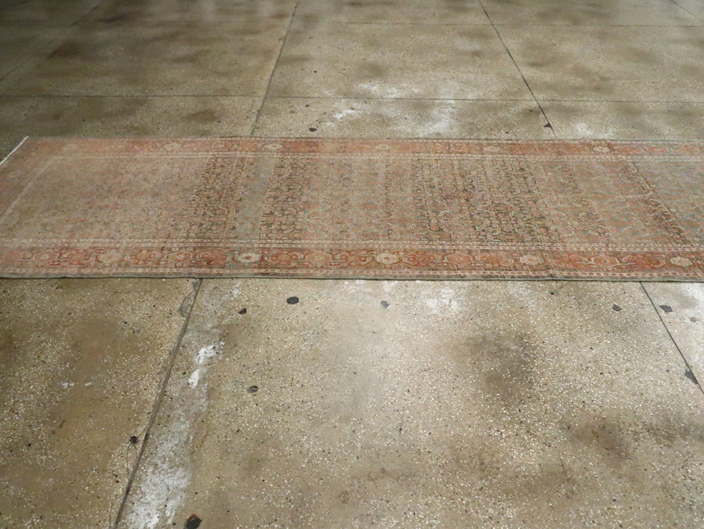 Antique Persian Senneh Malayer Runner, No.23651 - Staging