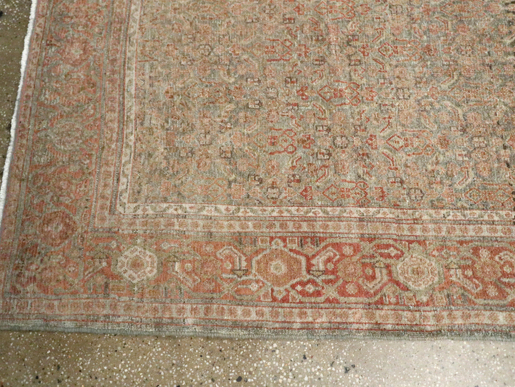 Antique Persian Senneh Malayer Runner, No.23651 - Staging
