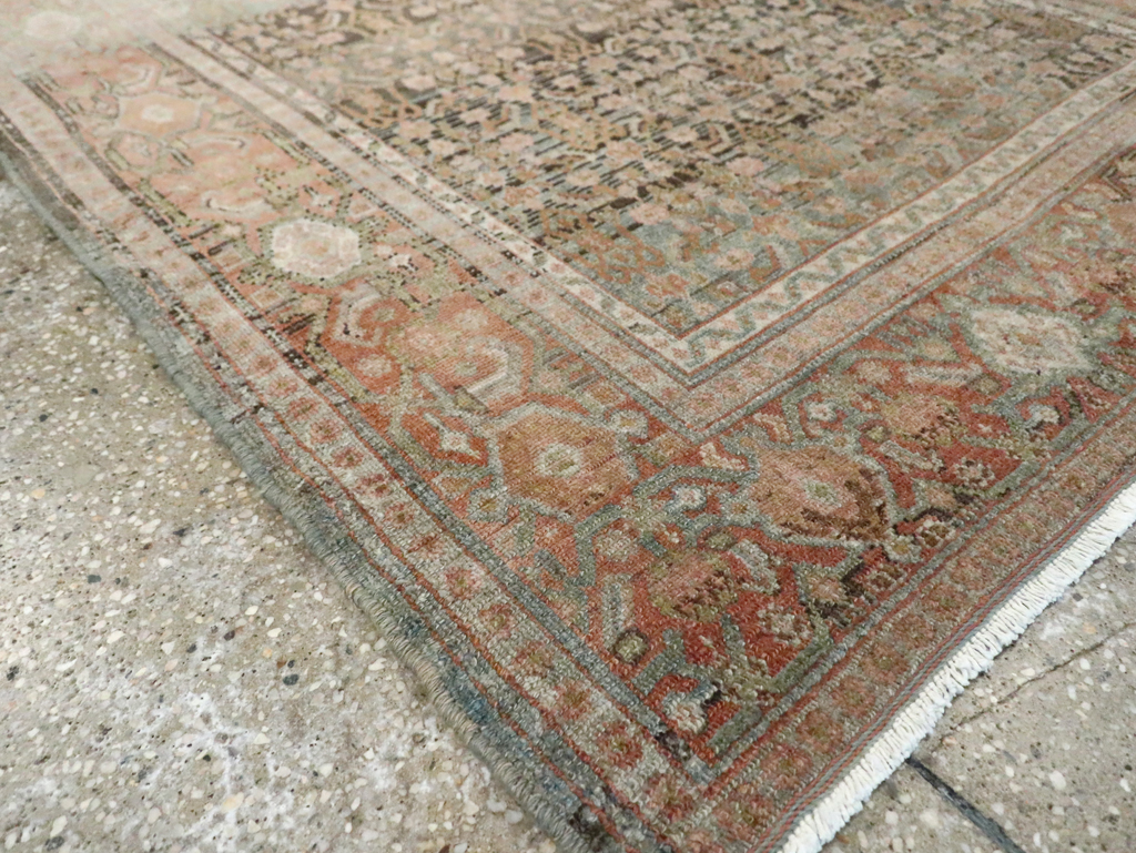 Antique Persian Senneh Malayer Runner, No.23651 - Staging