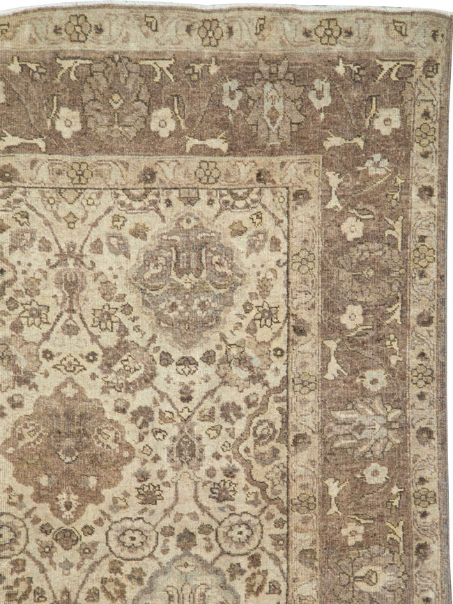 Antique Persian Tabriz Rug, No.23654 - Staging