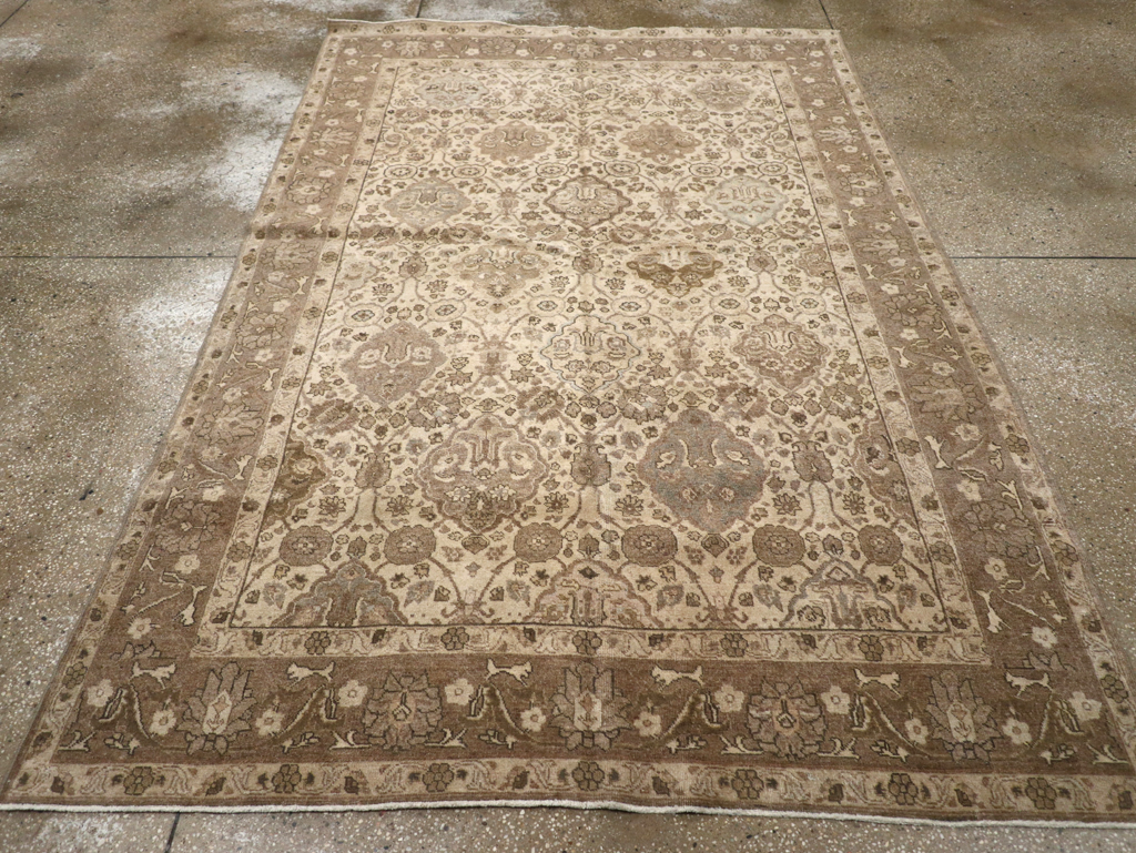 Antique Persian Tabriz Rug, No.23654 - Staging