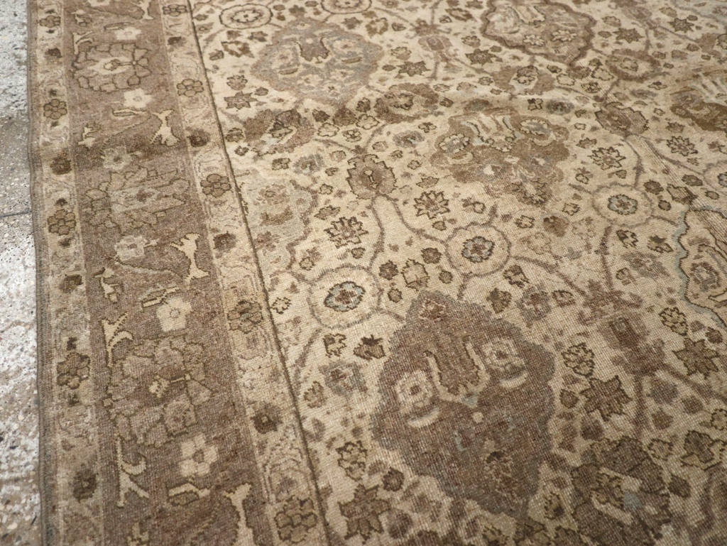 Antique Persian Tabriz Rug, No.23654 - Staging
