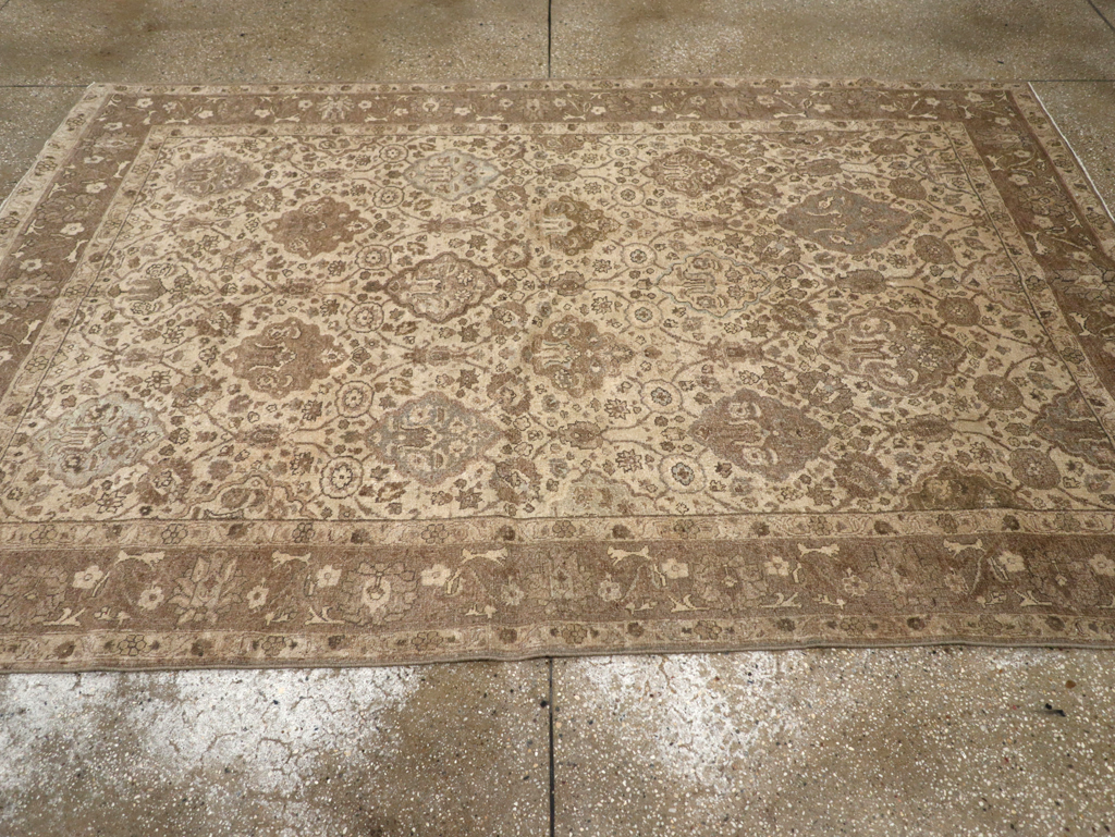 Antique Persian Tabriz Rug, No.23654 - Staging