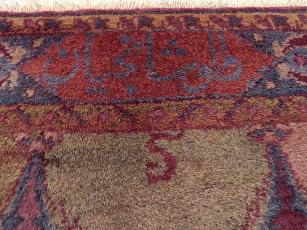 Vintage Persian Kashan Rug, No.23656 - Staging