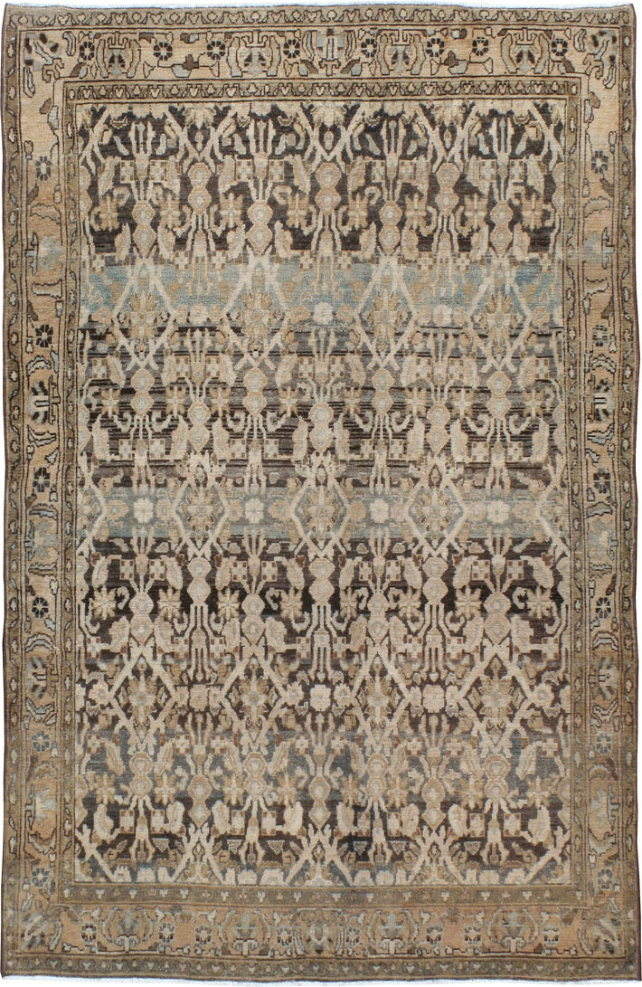 Vintage Persian Malayer Rug, No.23666 - Staging