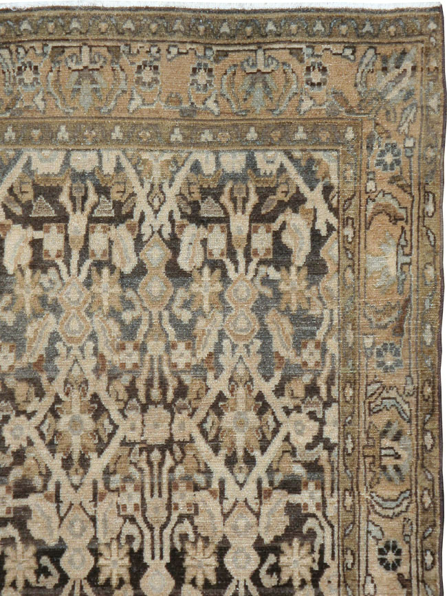 Vintage Persian Malayer Rug, No.23666 - Staging