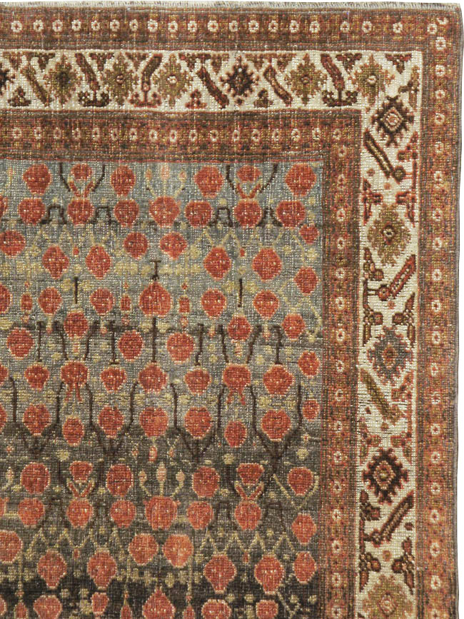 Antique Persian Bidjar Rug, No.23670 - Staging