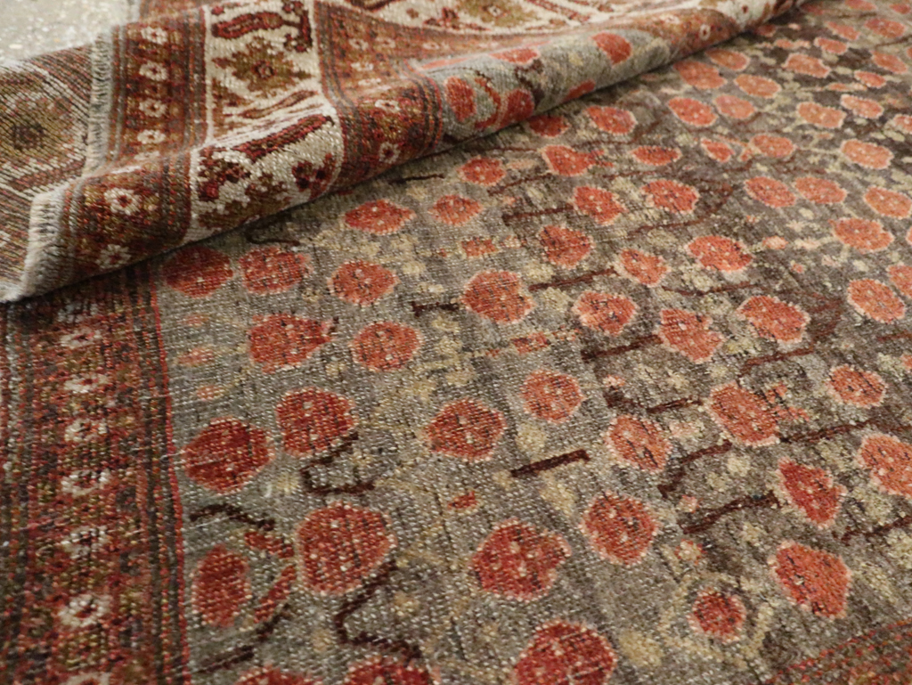 Antique Persian Bidjar Rug, No.23670 - Staging