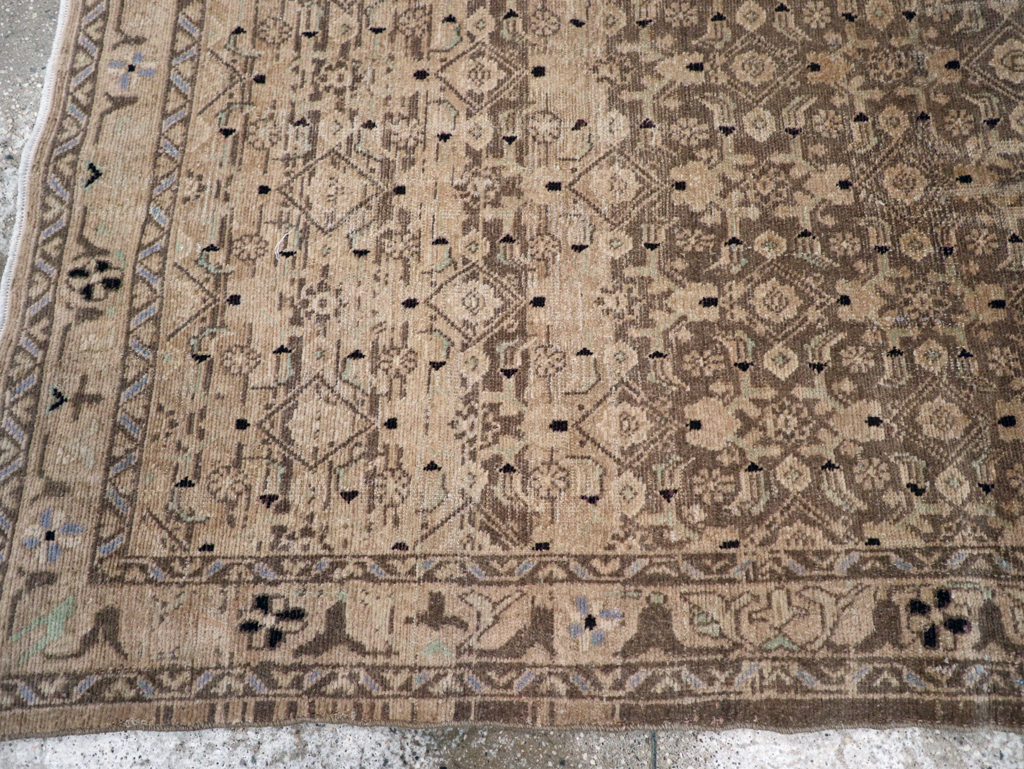 Vintage Persian Malayer Square Rug, No.23674 - Staging