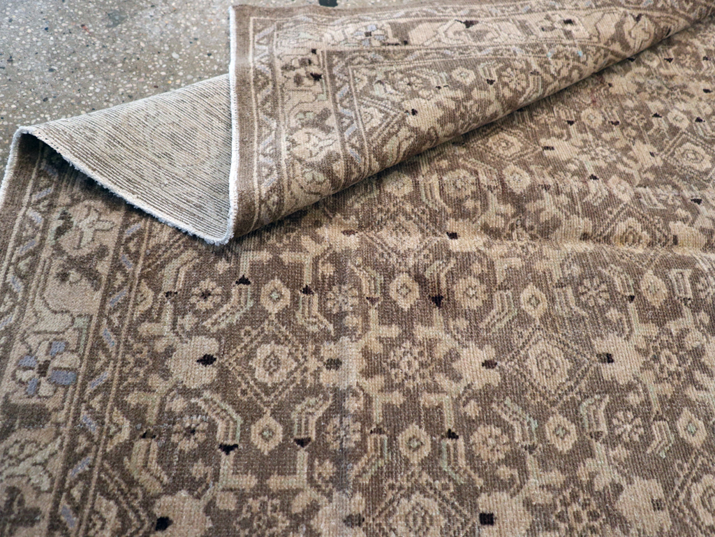 Vintage Persian Malayer Square Rug, No.23674 - Staging