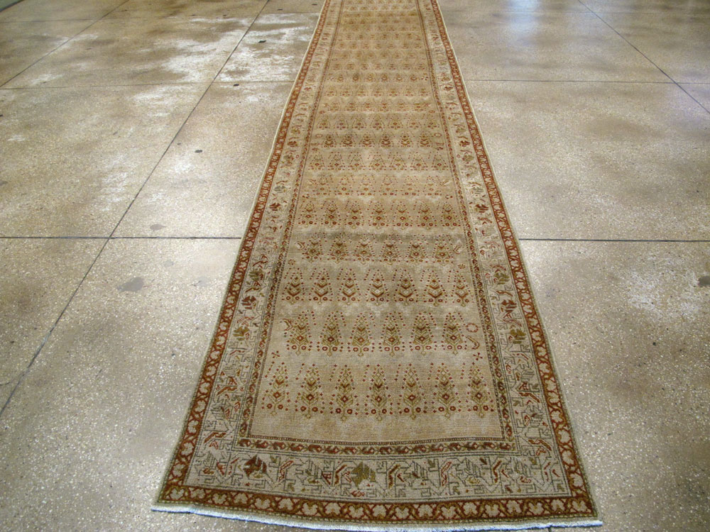 Vintage Persian Malayer Runner, No.23677 - Staging