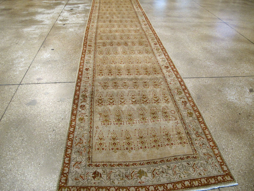 Vintage Persian Malayer Runner, No.23677 - Staging