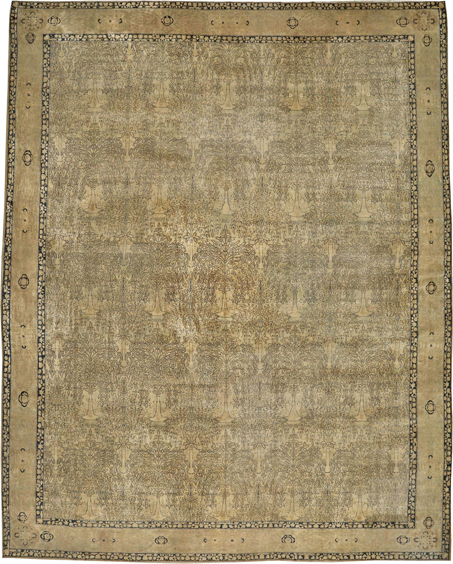 Antique Indian Lahore Carpet, No.23679 - Staging