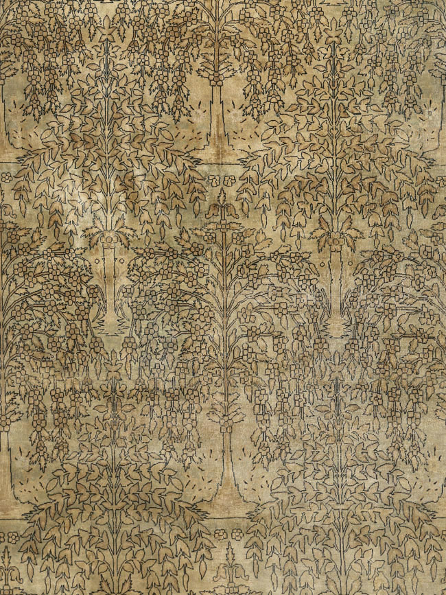 Antique Indian Lahore Carpet, No.23679 - Staging