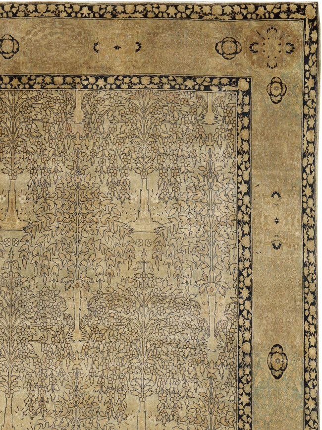 Antique Indian Lahore Carpet, No.23679 - Staging