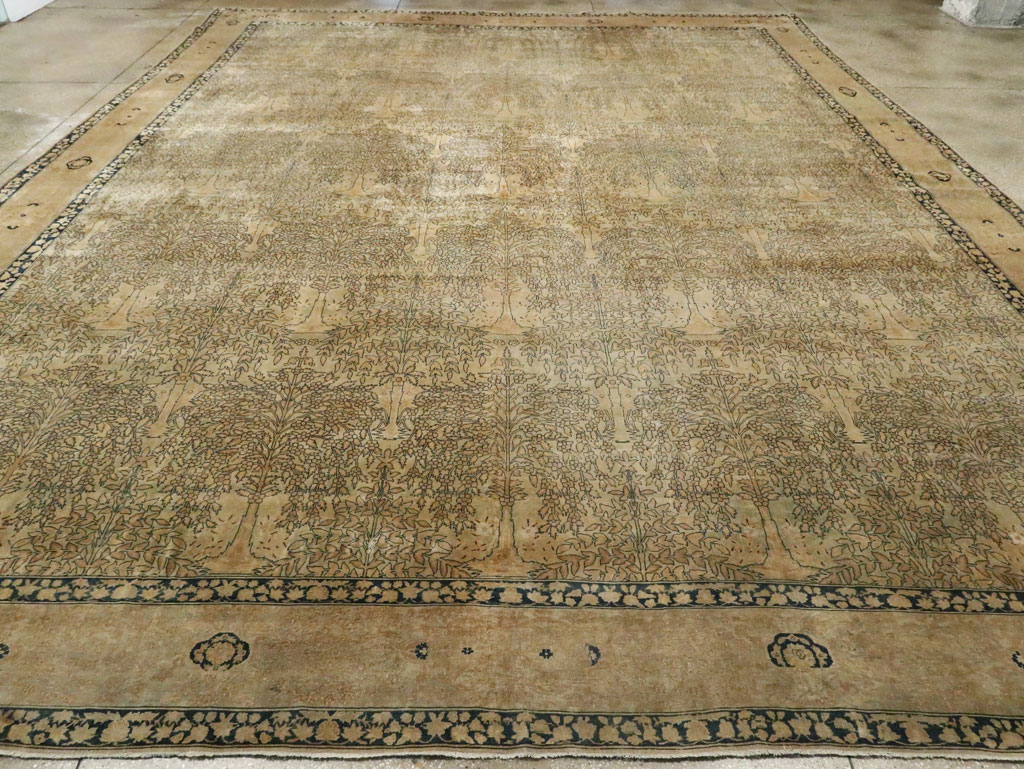 Antique Indian Lahore Carpet, No.23679 - Staging