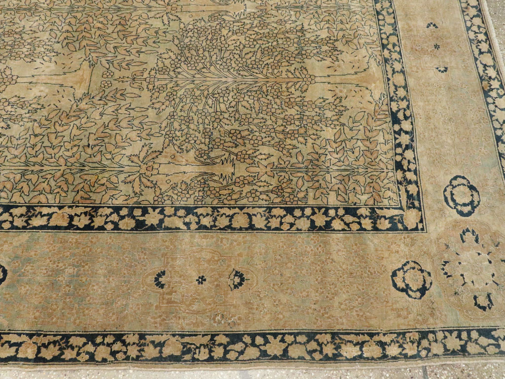 Antique Indian Lahore Carpet, No.23679 - Staging