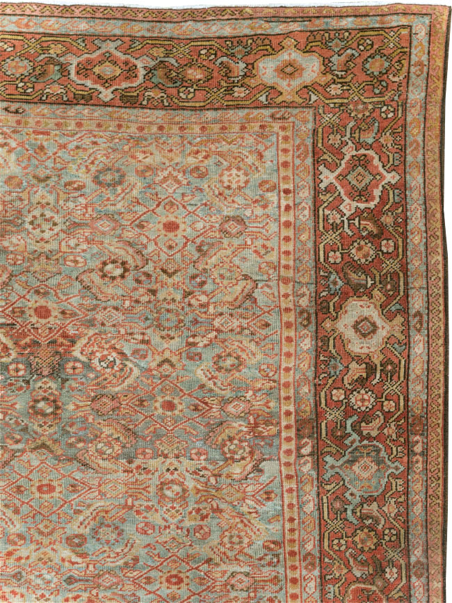 Antique Persian Mahal Carpet, No.23680 - Staging