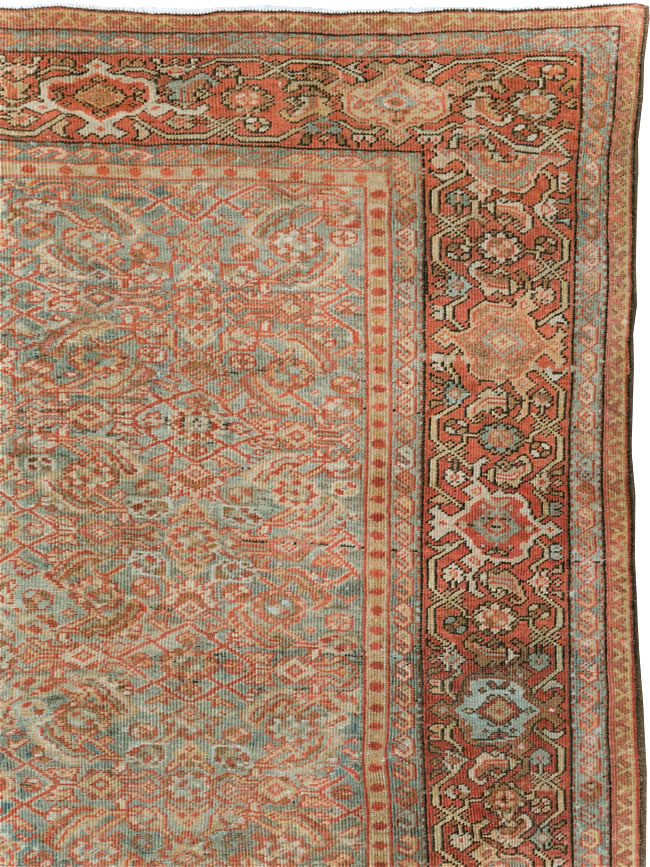 Antique Persian Mahal Carpet, No.23680 - Staging