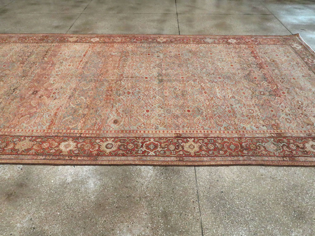 Antique Persian Mahal Carpet, No.23680 - Staging