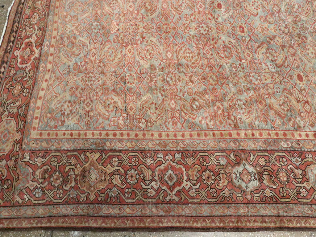 Antique Persian Mahal Carpet, No.23680 - Staging