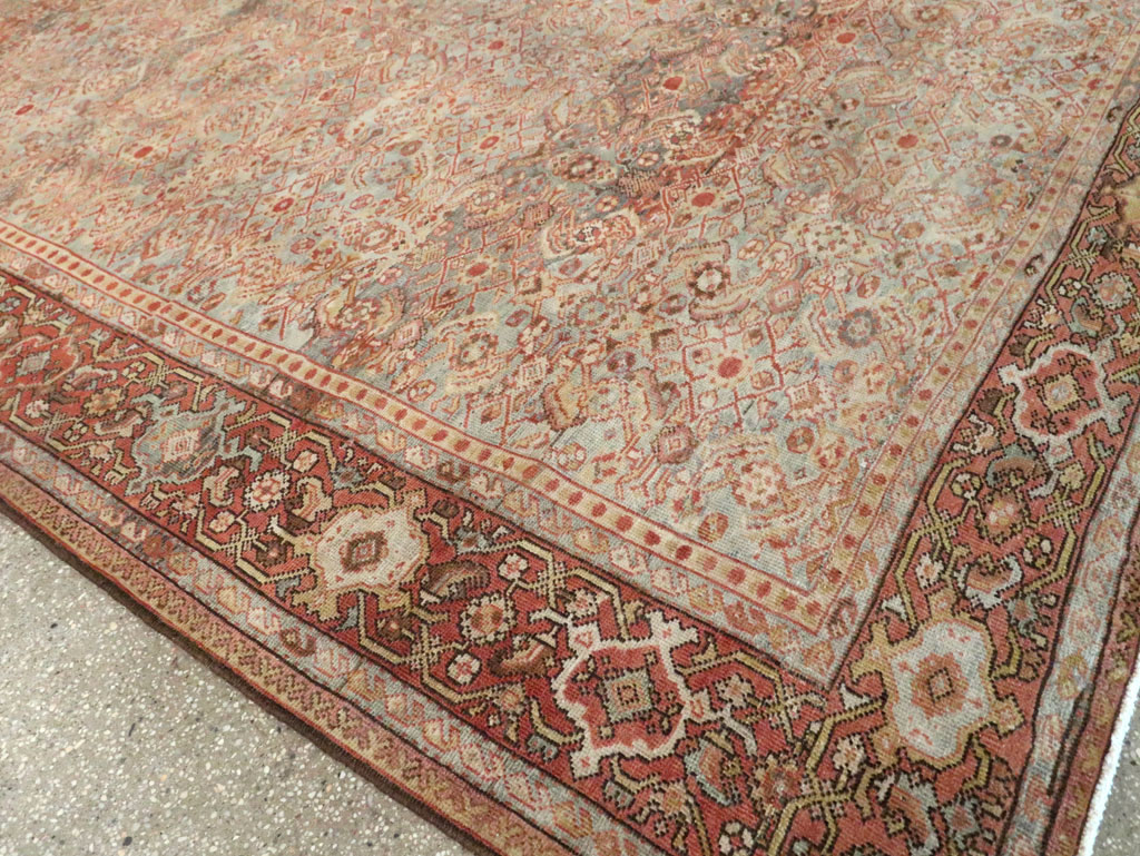 Antique Persian Mahal Carpet, No.23680 - Staging