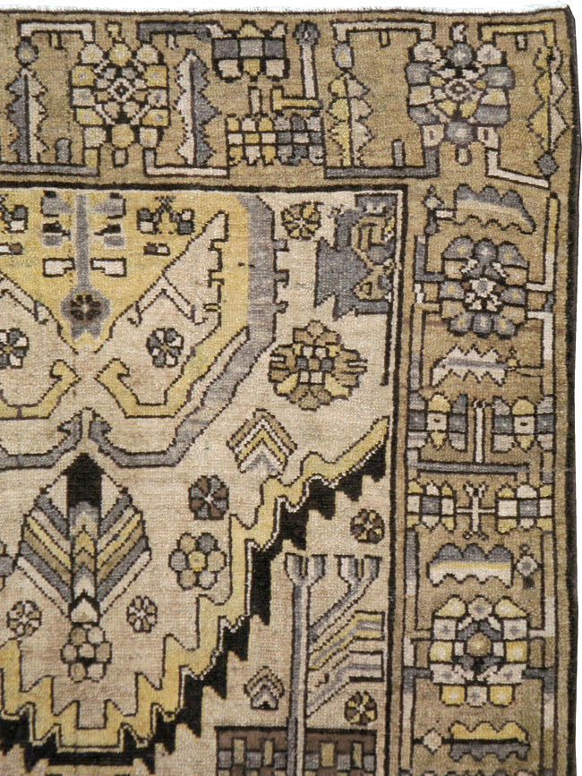 Antique Persian Malayer Rug, No.23682 - Staging