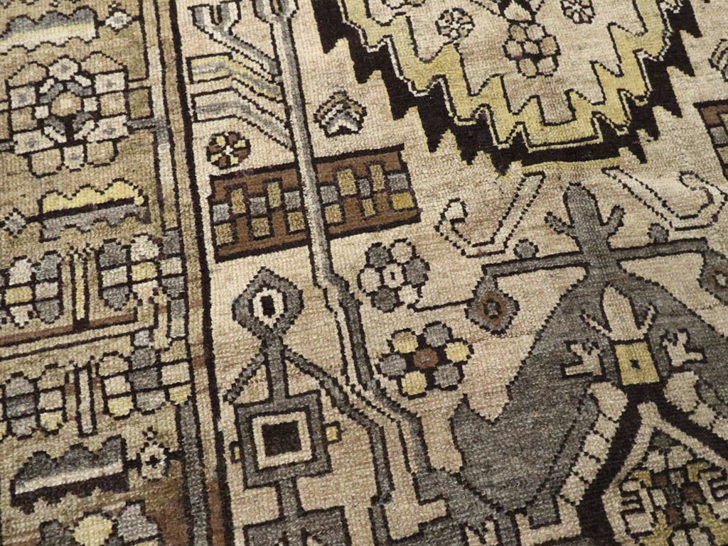 Antique Persian Malayer Rug, No.23682 - Staging