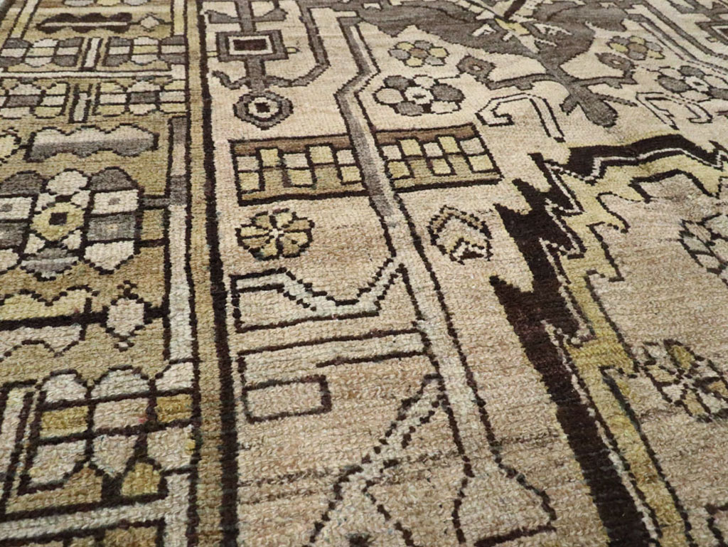 Antique Persian Malayer Rug, No.23682 - Staging