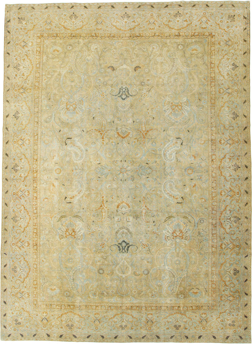 Antique Persian Tabriz Carpet, No.23683 - Staging