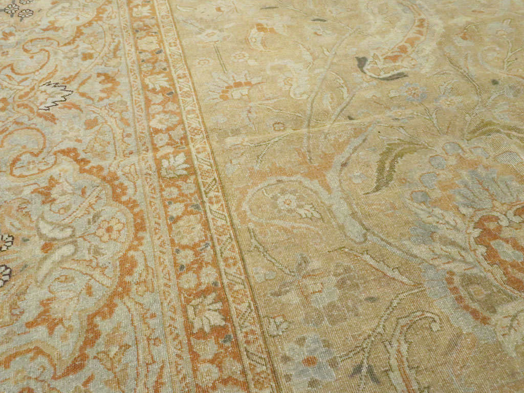 Antique Persian Tabriz Carpet, No.23683 - Staging