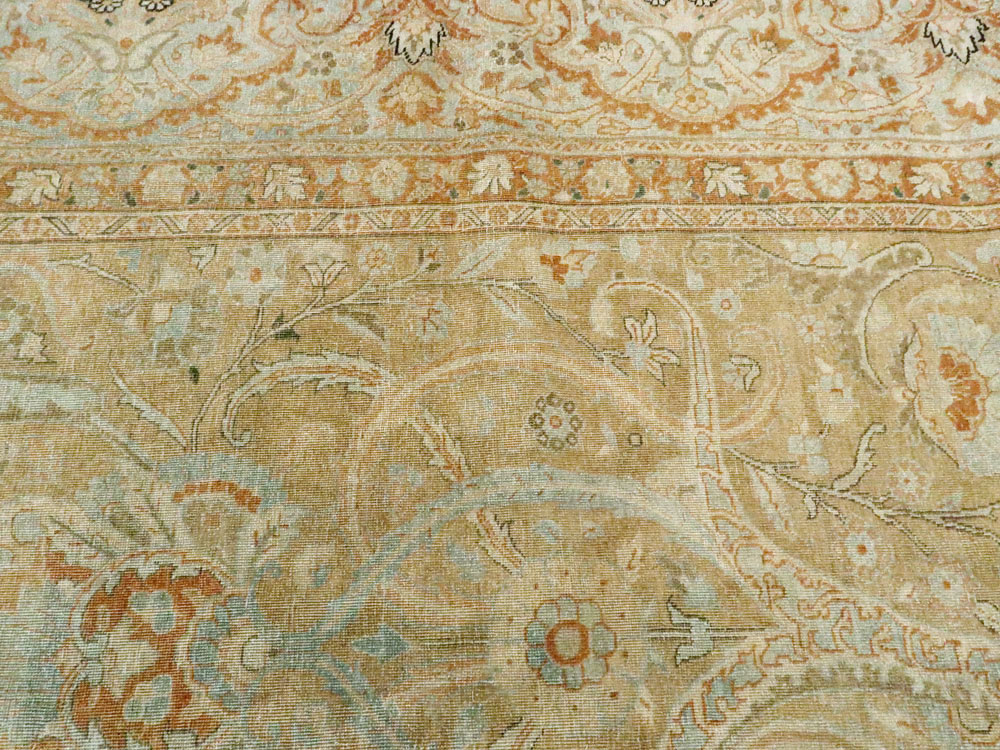Antique Persian Tabriz Carpet, No.23683 - Staging
