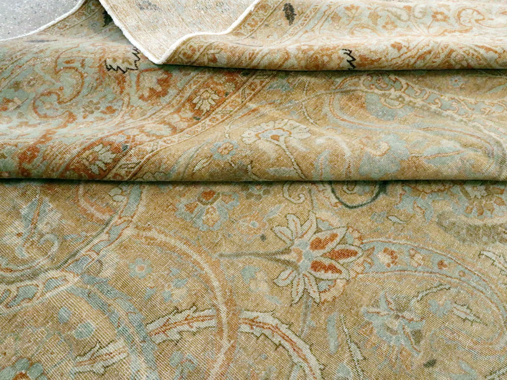 Antique Persian Tabriz Carpet, No.23683 - Staging