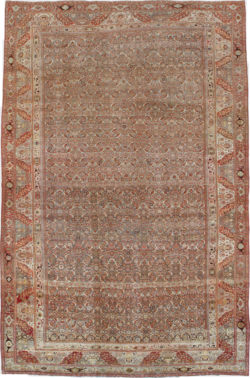 Antique Persian Bidjar Carpet, No.23684 - Staging