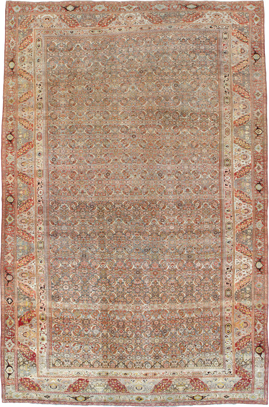 Antique Persian Bidjar Carpet, No.23684 - Staging