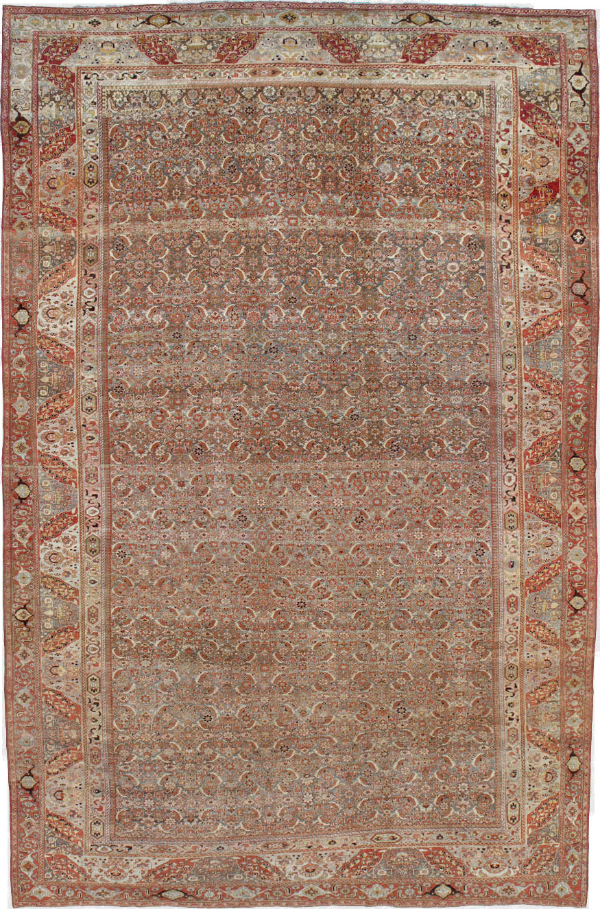 Antique Persian Bidjar Carpet, No.23684 - Staging
