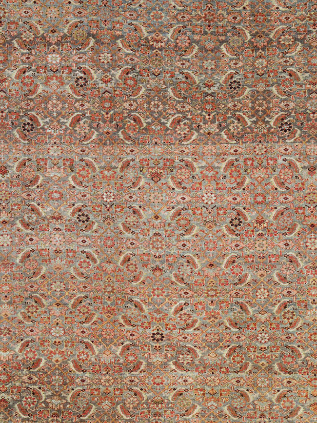 Antique Persian Bidjar Carpet, No.23684 - Staging