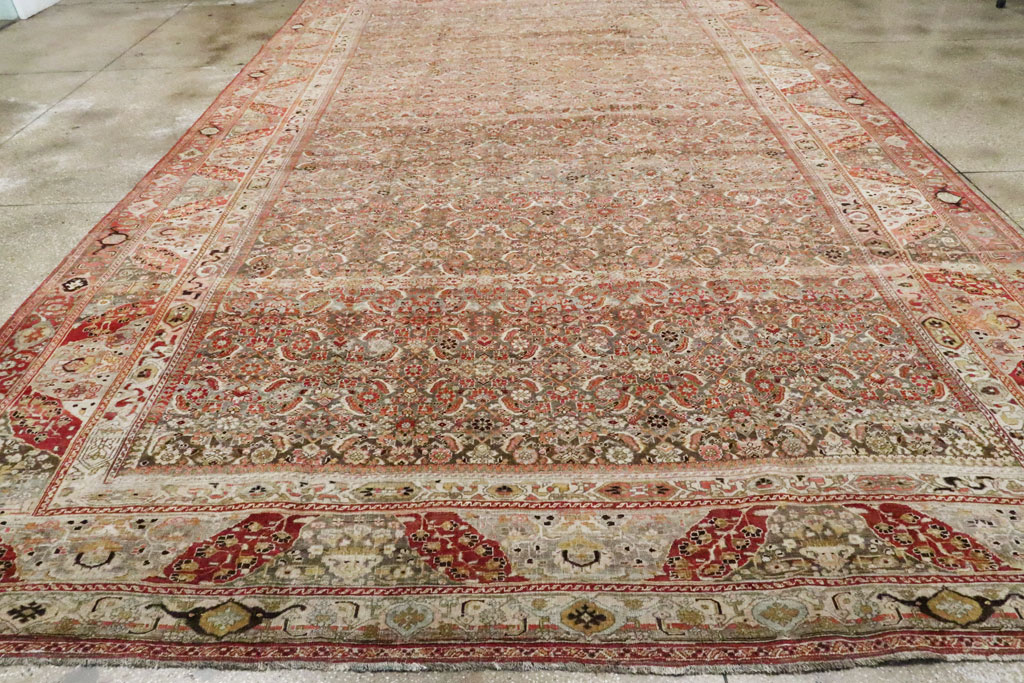 Antique Persian Bidjar Carpet, No.23684 - Staging