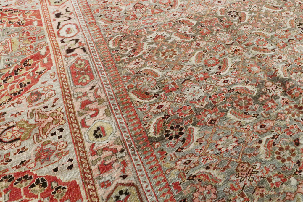 Antique Persian Bidjar Carpet, No.23684 - Staging