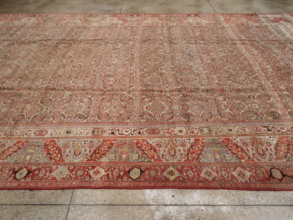 Antique Persian Bidjar Carpet, No.23684 - Staging