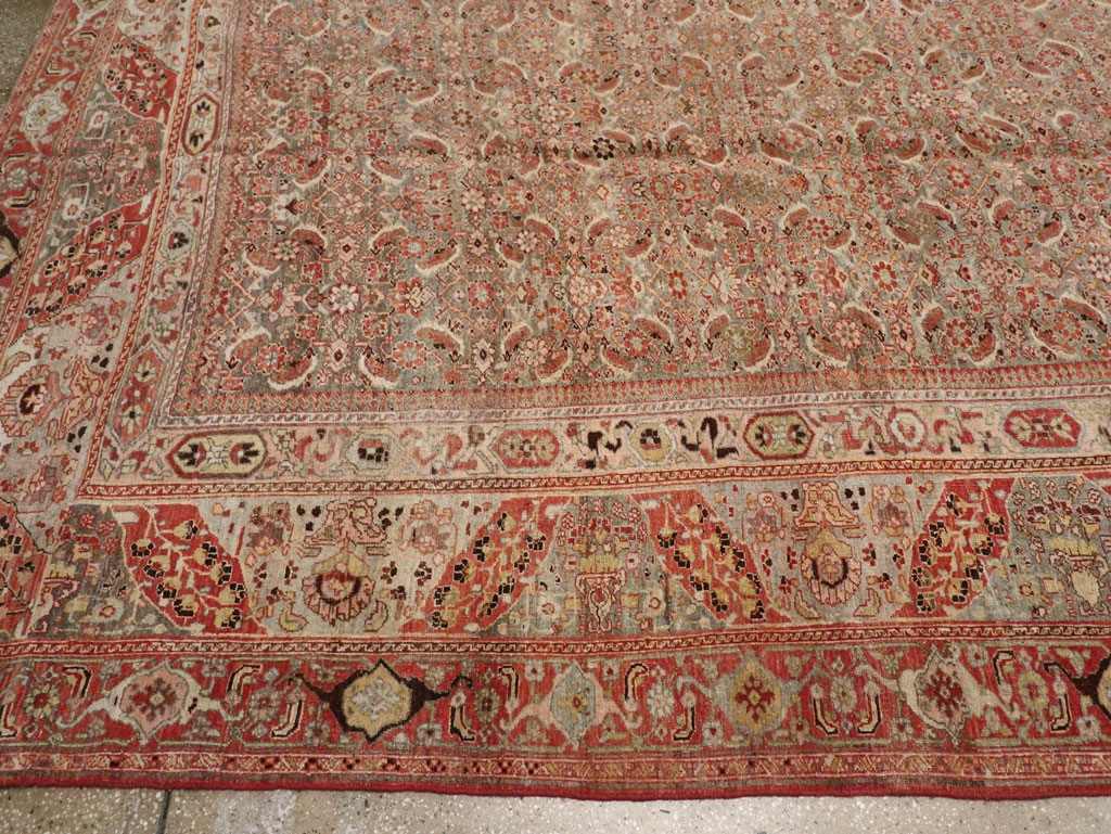Antique Persian Bidjar Carpet, No.23684 - Staging