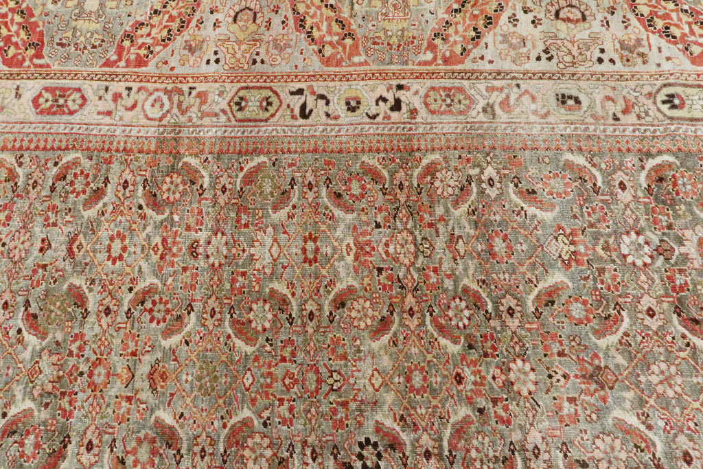 Antique Persian Bidjar Carpet, No.23684 - Staging