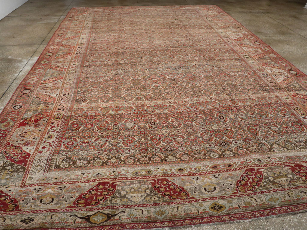 Antique Persian Bidjar Carpet, No.23684 - Staging