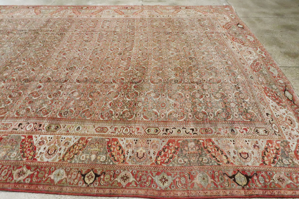Antique Persian Bidjar Carpet, No.23684 - Staging